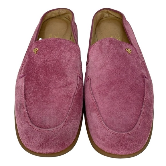 Pertti Palmroth Flats Women's 8 Pink Leather Slide On Loafer Shoe - Picture 2 of 14